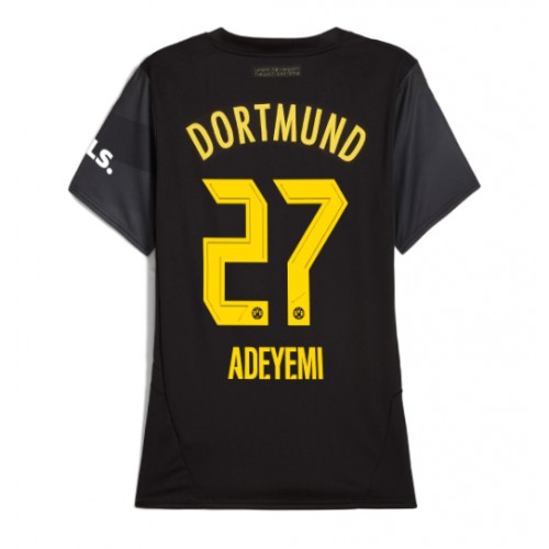 Borussia Dortmund Karim Adeyemi #27 Udebanetrøje Dame 2024-25 Kortærmet